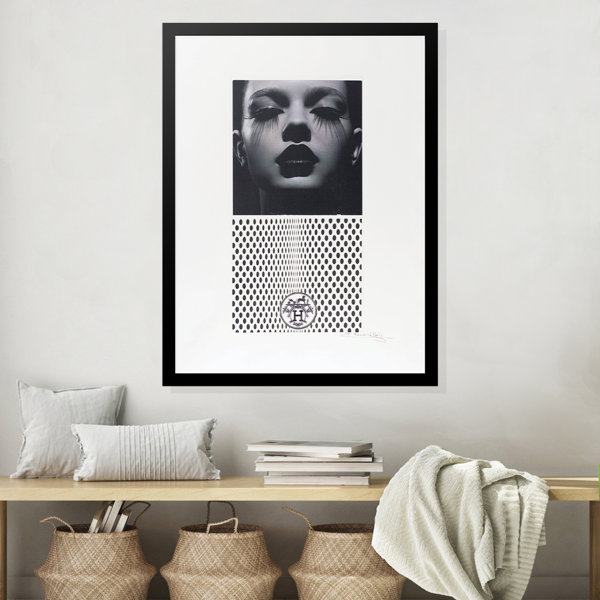 Latitude Run® Fashion Eyelash Beauty Picture Frame Graphic Art on